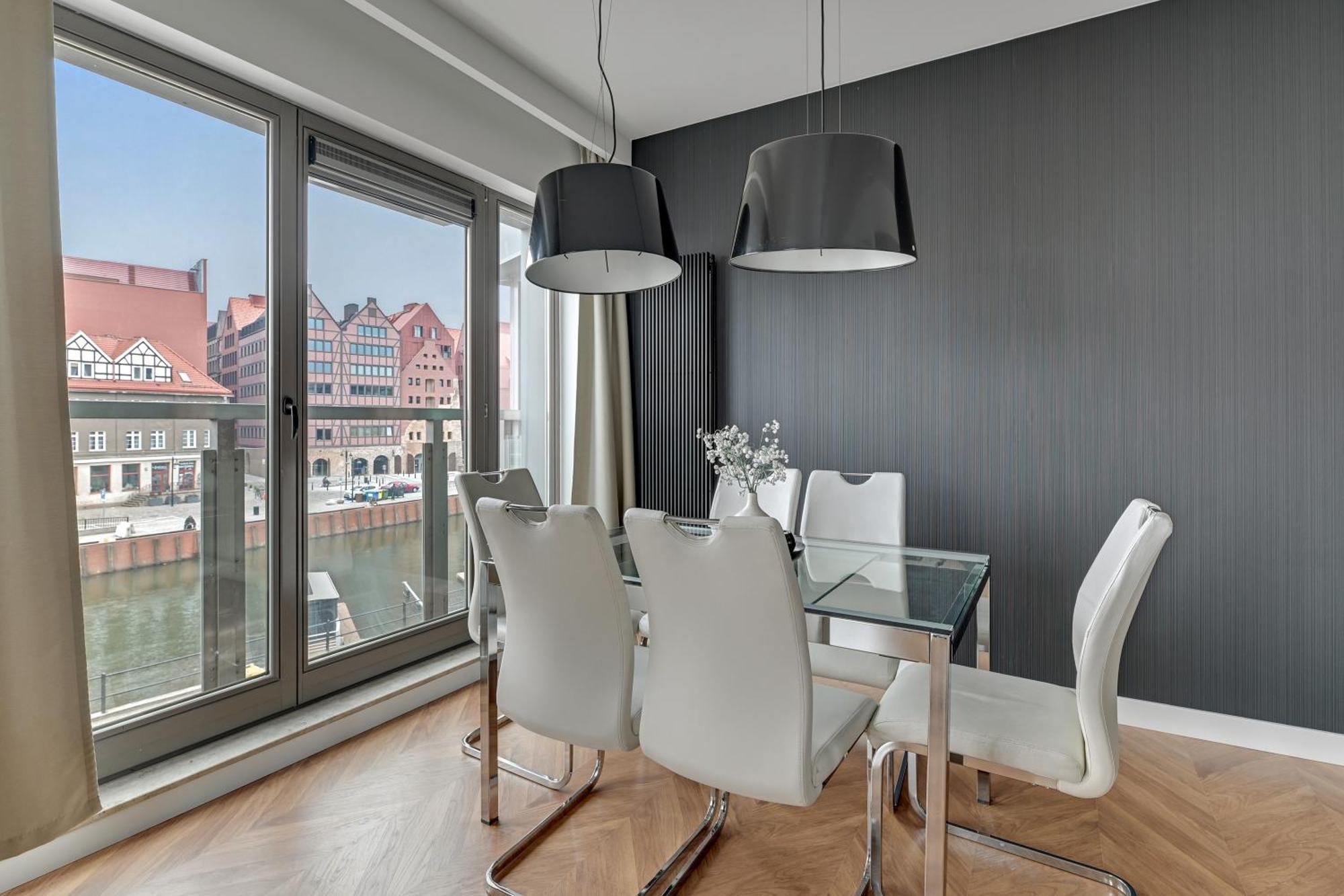 Waterlane Riverside - Spa, Pool, Gym & Parking By Downtown Apartments Gdańsk Exterior foto