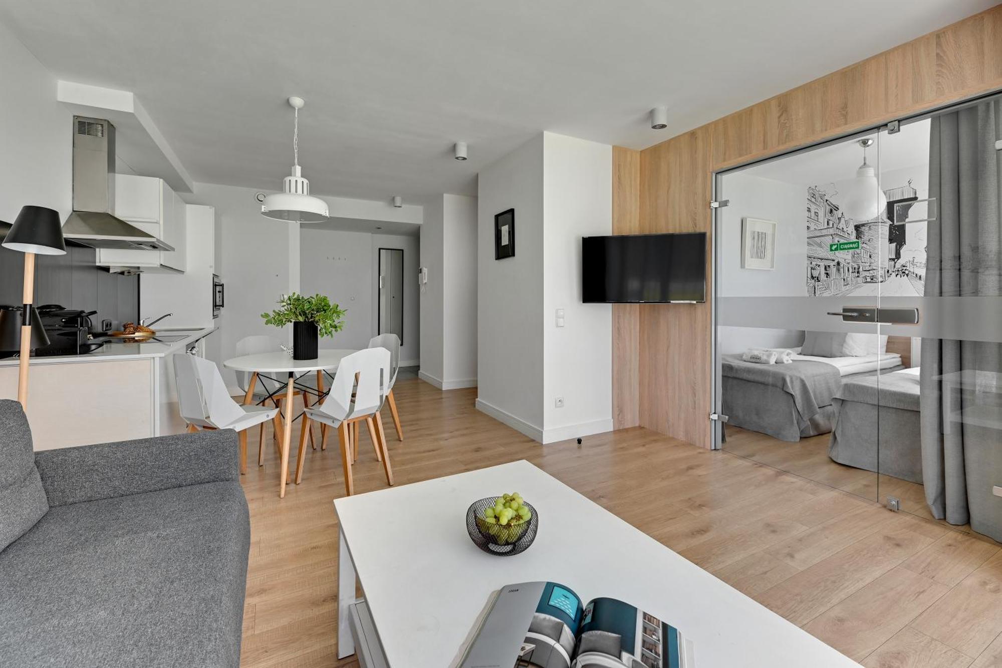 Waterlane Riverside - Spa, Pool, Gym & Parking By Downtown Apartments Gdańsk Exterior foto
