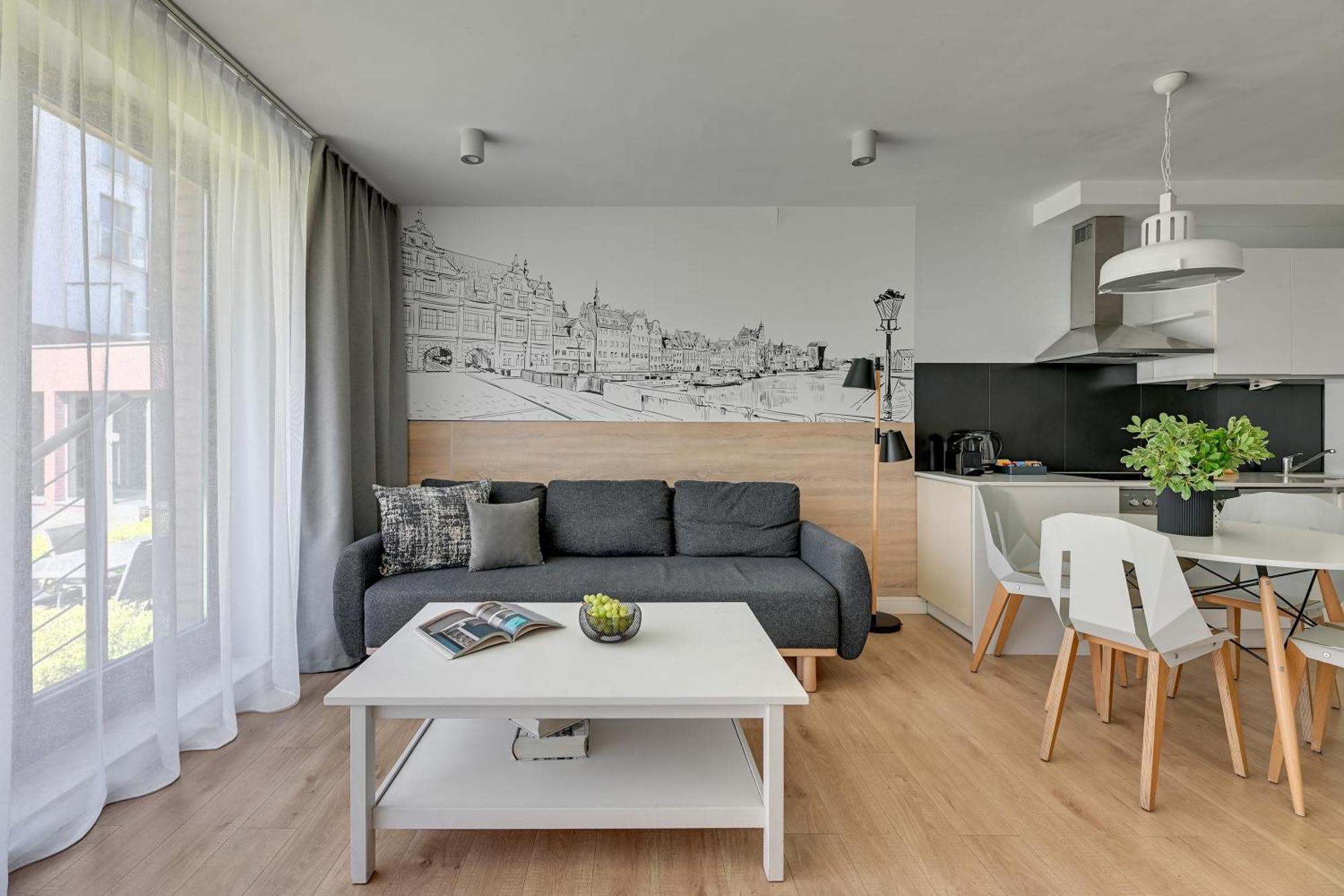 Waterlane Riverside - Spa, Pool, Gym & Parking By Downtown Apartments Gdańsk Quarto foto
